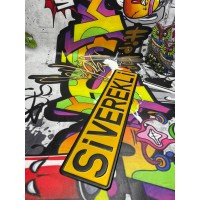 Appcity Sarı İsimli Dekor Plaka, Yazi Dekor Plaka, Isme Özel Plaka, Galeri Plakası