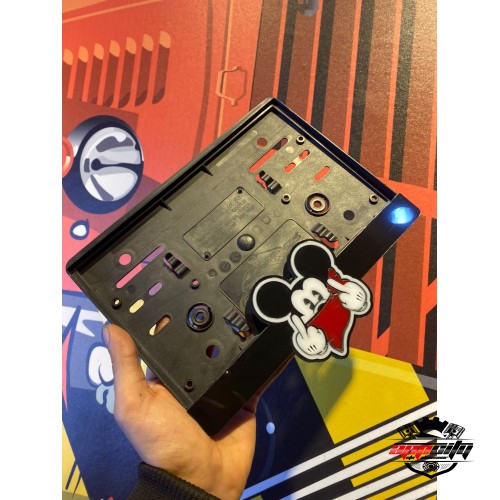 Mickey Mouse Özel Tasarım Pleksi Motosiklet Plakalık