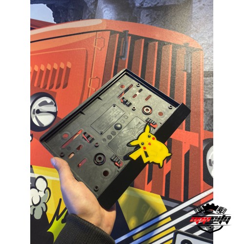Pikachu Özel Tasarım Pleksi Motosiklet Plakalık