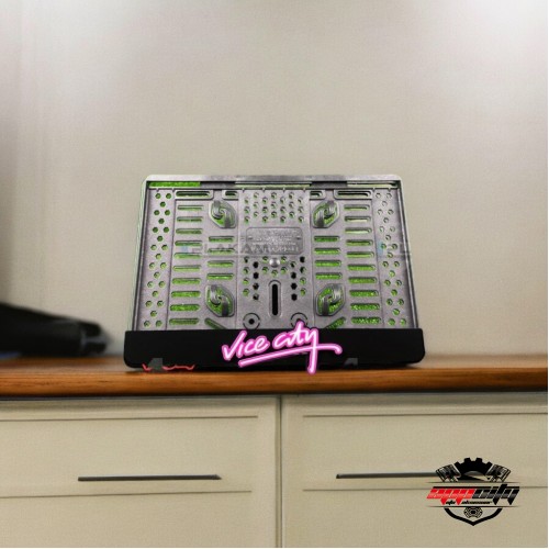 ViceCity Özel Tasarım Lüks Motosiklet Pleksi Plakalık