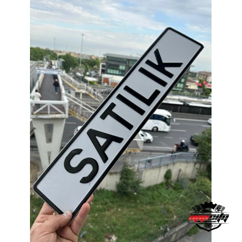 Appcity Satılık Yazılı Beyaz Zemin Dekor Plaka, Yazi Dekor Plaka, Isme Özel Plaka, Galeri Plakası