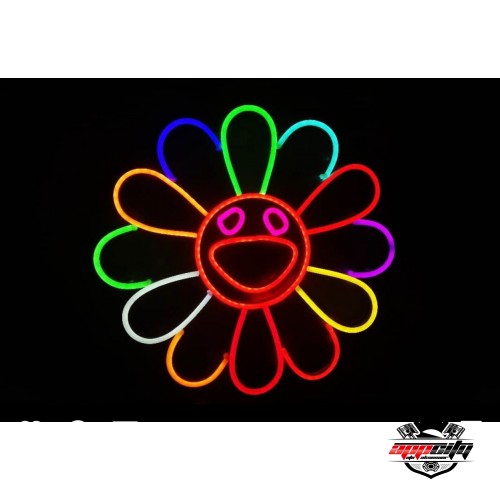 Papatya Dekoratif Neon Led Tablo, Neon Duvar Tabela
