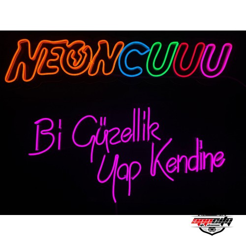 Bi Güzellik Yap Kendine Dekoratif Neon Led Tablo, Neon Tabela