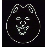 Evcil Hayvan Köpek Dekoratif Neon Led Tablo, Doge Coin Neon Duvar Tabela