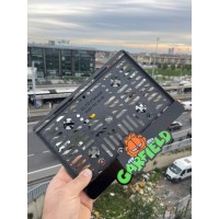 Garlfield Özel Tasarım Pleksi Motosiklet Plakalık (YEŞİL)