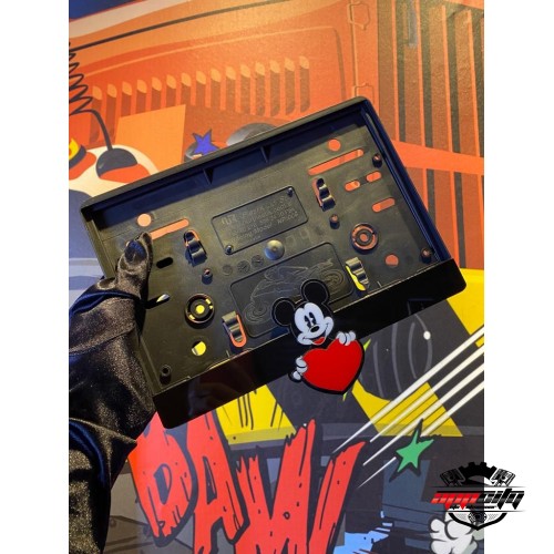 Mickey Mouse Kalpli Özel Tasarım Pleksi Motosiklet Plakalık